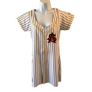 Arizona State University Baseball Jersey Dress Reggie Jackson#24 Women's L NWT